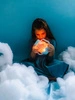 Glo Pals, Słoik sensoryczny do napełniania wodą, kolor błękitny, Frosty Fun
