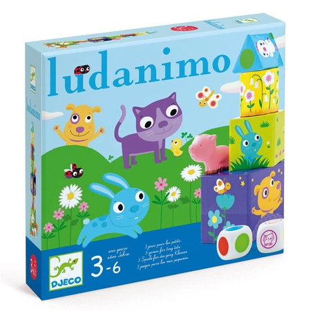 Gra Ludanimo zestaw 3 gier dla dzieci DJ08420