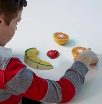 Cutting Fruit drewniane owoce do krojenia 14021-Melissa & Doug, zabawy w kuchnie dla dzieci