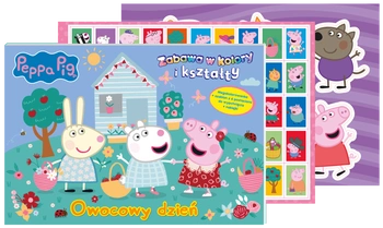 Owocowy dzień. Świnka Peppa. Zabawa w kolory i kształty