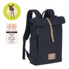 Lassig Green Label Plecak dla mam z akcesoriami Rolltop Backpack night blue