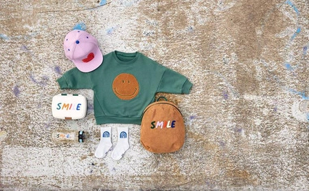 Lassig Plecak mini sztruks Little Gang Smile caramel