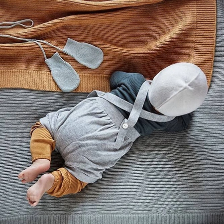 Elodie Details - Kocyk wełniany - Mineral Green