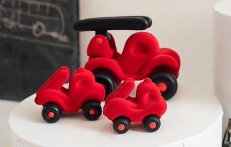 Rubbabu Wóz strażacki sensoryczny czerwony (uzupełnienie asortymentu B – indeks 20319)