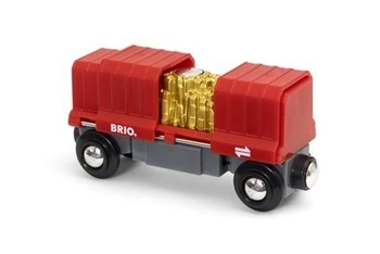 BRIO World Wagon Towarowy ze Złotem