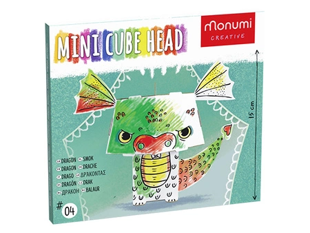 Kolorowanka 3D do składania Smok 4l+ MONUMI