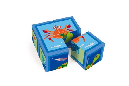 Scratch, Puzzle 4 Klocki OCEAN