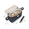 3 Sprouts Organizer Do Wózka Quilted Solid Black