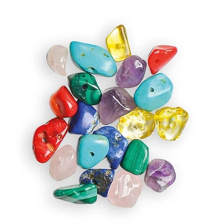 Zestaw kreatywny do tworzenia biżuterii z kamieniami przynoszącymi szczęście 8+, Janod