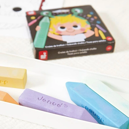 Janod Kreda chodnikowa 6 kolorów 3+