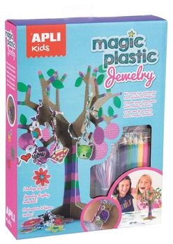 Zestaw z magicznym plastikiem Apli Kids - Biżuteria