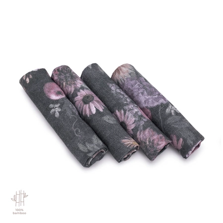 Chusteczki 100% Bamboo Muślin - Mystery of Flowers