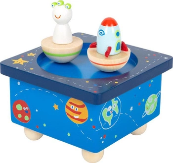 Drewniana pozytywka z tańczącymi figurami Kosmos Small Foot 11449