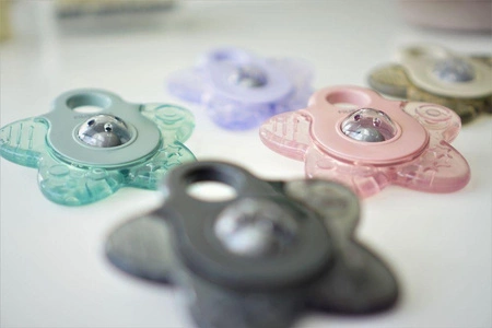 Filibabba Gryzak chłodzący Cooling Star 2 szt. Grey