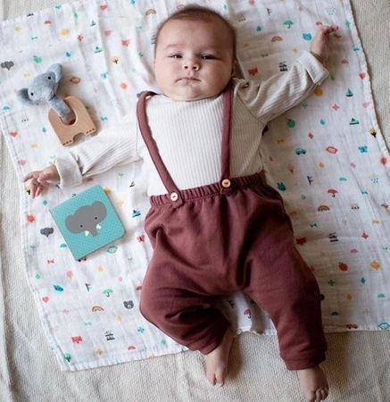 Petit Collage Zestaw Dla Noworodka Słonik