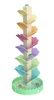 Tooky Toy Drewniana Kolorowa Wieża Wirująca dla Dzieci
