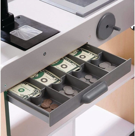 Wolnostojący drewniany sklep spożywczy Fresh Mart 19340 -Melissa & Doug, zabawa w sklep