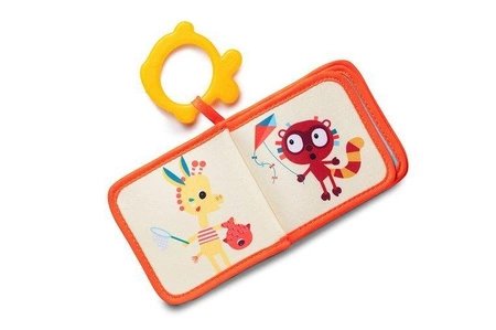 LILLIPUTIENS Książeczka do kąpieli z gryzakiem Lew Jack 6 m+