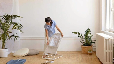 Beaba Leżaczek składany Eazy Relax Greige