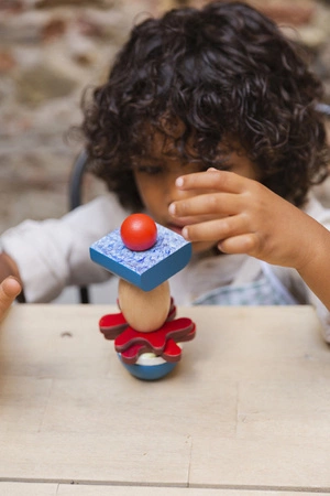 Lekkid, drewniane magnetyczne klocki konstrukcyjne- Jedzenie