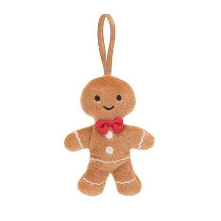 JellyCat - Wesoły Piernikowy Chłopiec Zawieszka 10 cm