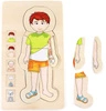 Układanka dla dzieci, Lekcja anatomii z Tomkiem, 5842-small foot, puzzle drewniane