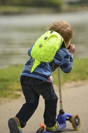 Plecaczek odblaskowy LittleLife ActiveGrip Dinozaur 1-3 lat