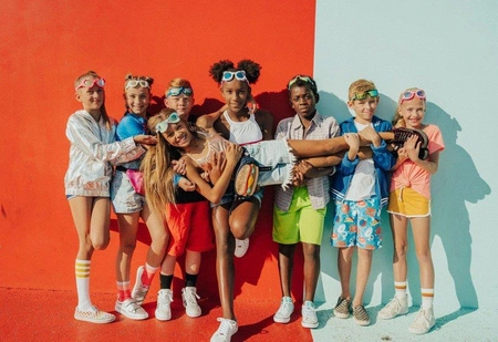 Okulary do pływania, Mack Truck Blue, Bling2O