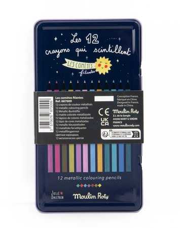 Kredki metaliczne 12 LES COMETES FILANTES 687009