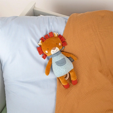 Pierwsza przytulanka grający Lew maskotka z pozytywką dla dzieci sigikid