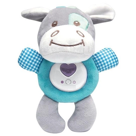 WOOPIE Interaktywny Pluszak Przytulanka dla Niemowląt Światło Dźwięk Osiołek Usypiacz