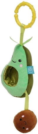 Zawieszka do wózka awokado z dzwoneczkiem Manhattan Toy 161550