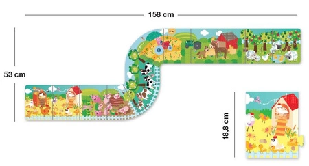 Puzzle XXL Apli Kids - Farma 3+
