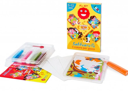 Zestaw do kolorowania piaskiem Kids & Pets 5l+ SABBIARELLI