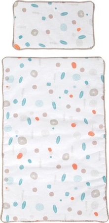 Białe drewniane łóżeczko dla lalek Little Button Small Foot 12495