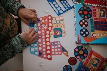 Zestaw kreatywny Mozaika Pojazdy 3+, Janod