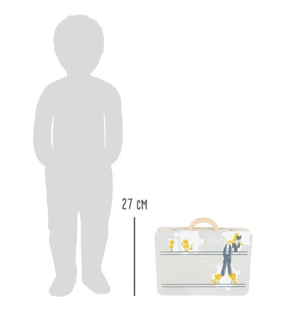 Drewniana walizka z narzędziami Silver 11808- Small Foot Design, narzędzia dla dzieci