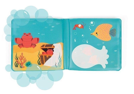 Magiczna książeczka do kąpieli Pod wodą 10 m+, Janod