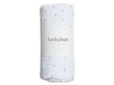 Pieluszka bawełniana 70x70 Dark grey wonderful FUNKYBOX