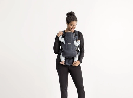 BABYBJORN MOVE 3D Mesh - nosidełko, Antracyt