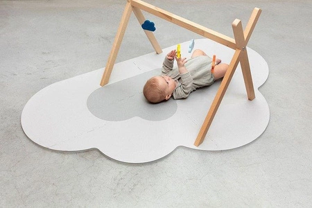 QUUT Mata do zabawy piankowa podłogowa Chmurka Playmat Pearl Grey