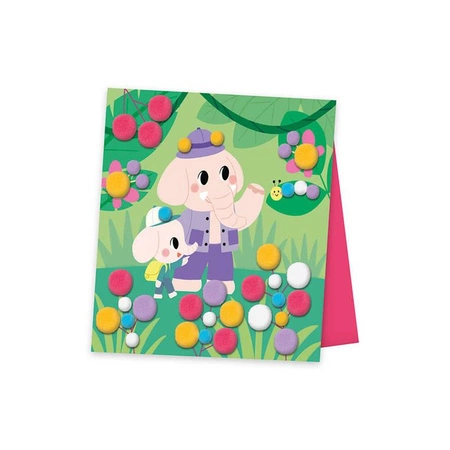 Zestaw kreatywny Pompony My arts & crafts 3+, Janod