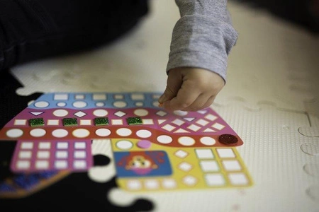 Zestaw kreatywny Mozaika Pojazdy 3+, Janod