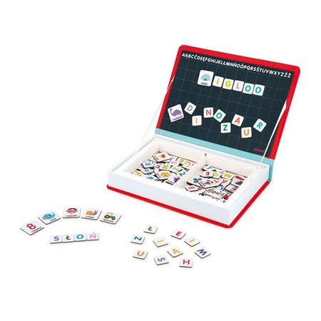 Magnetyczna układanka Polski Alfabet Magnetibook, Janod