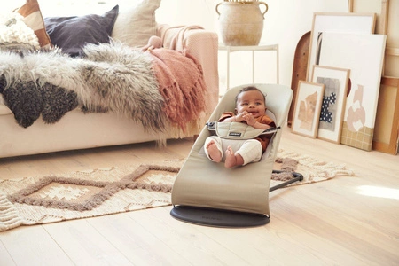 BABYBJORN - leżaczek BALANCE SOFT - Khaki / Beżowy