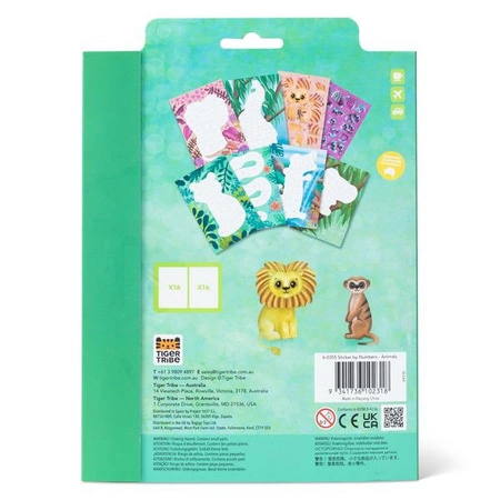 Tiger Tribe Wyklejanie po Numerach - Zwierzątka