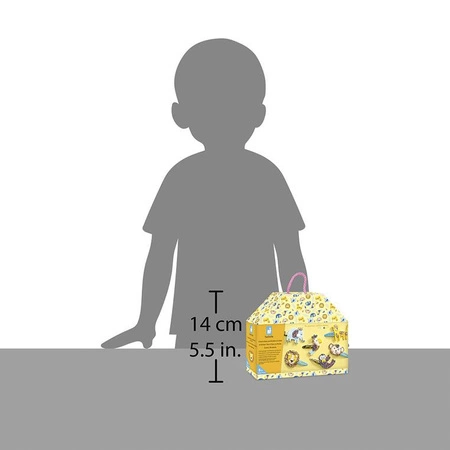 Janod Zestaw kreatywny do tworzenia biżuterii Brokatowe spinki do włosów Egzotyczne zwierzęta 5+