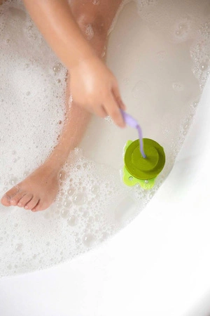 QUUT Zestaw piankowych naklejek do kąpieli z wędką Frog pond