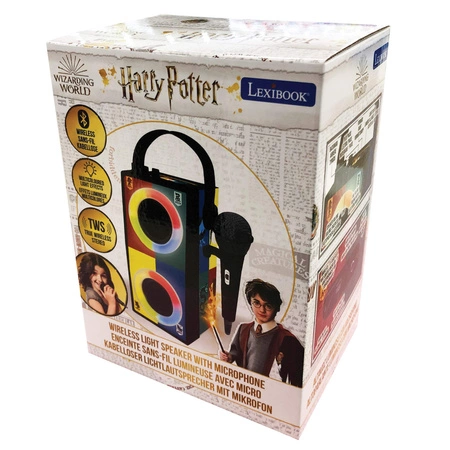 Przenośny głośnik Bluetooth Harry Potter ze światłami i mikrofonem Lexibook BTP180HPZ