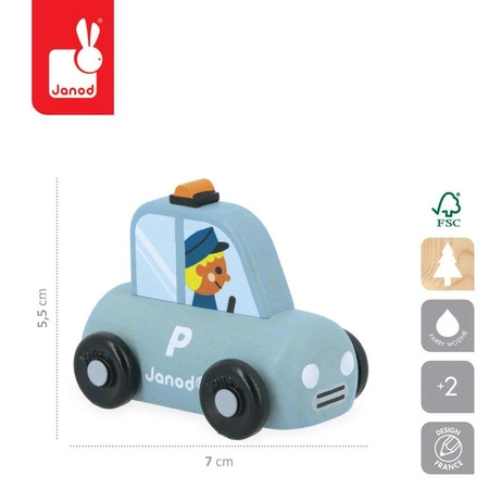 Janod Pojazd Radiowóz Miasto Cross Roads 12m+